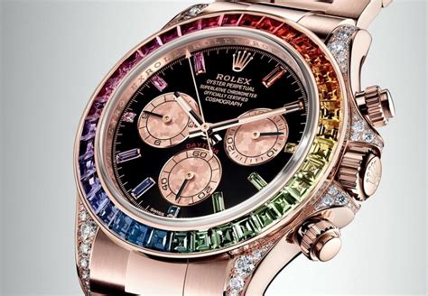 rolex con pietre colorate